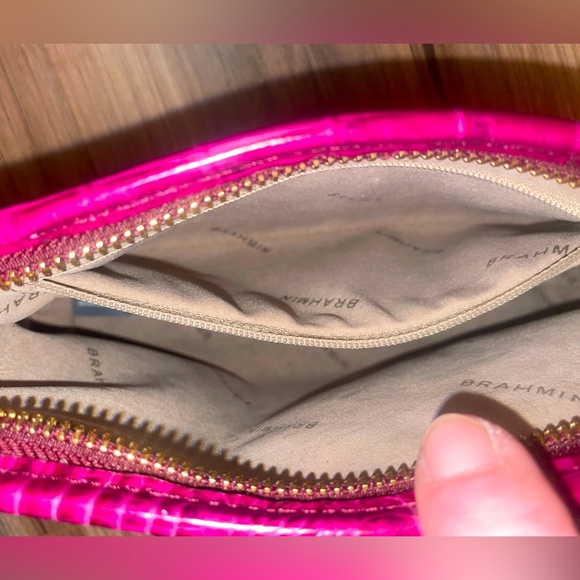 Brahmin anytime mini shoulder bag fuschia magenta ? - Picture 8 of 10